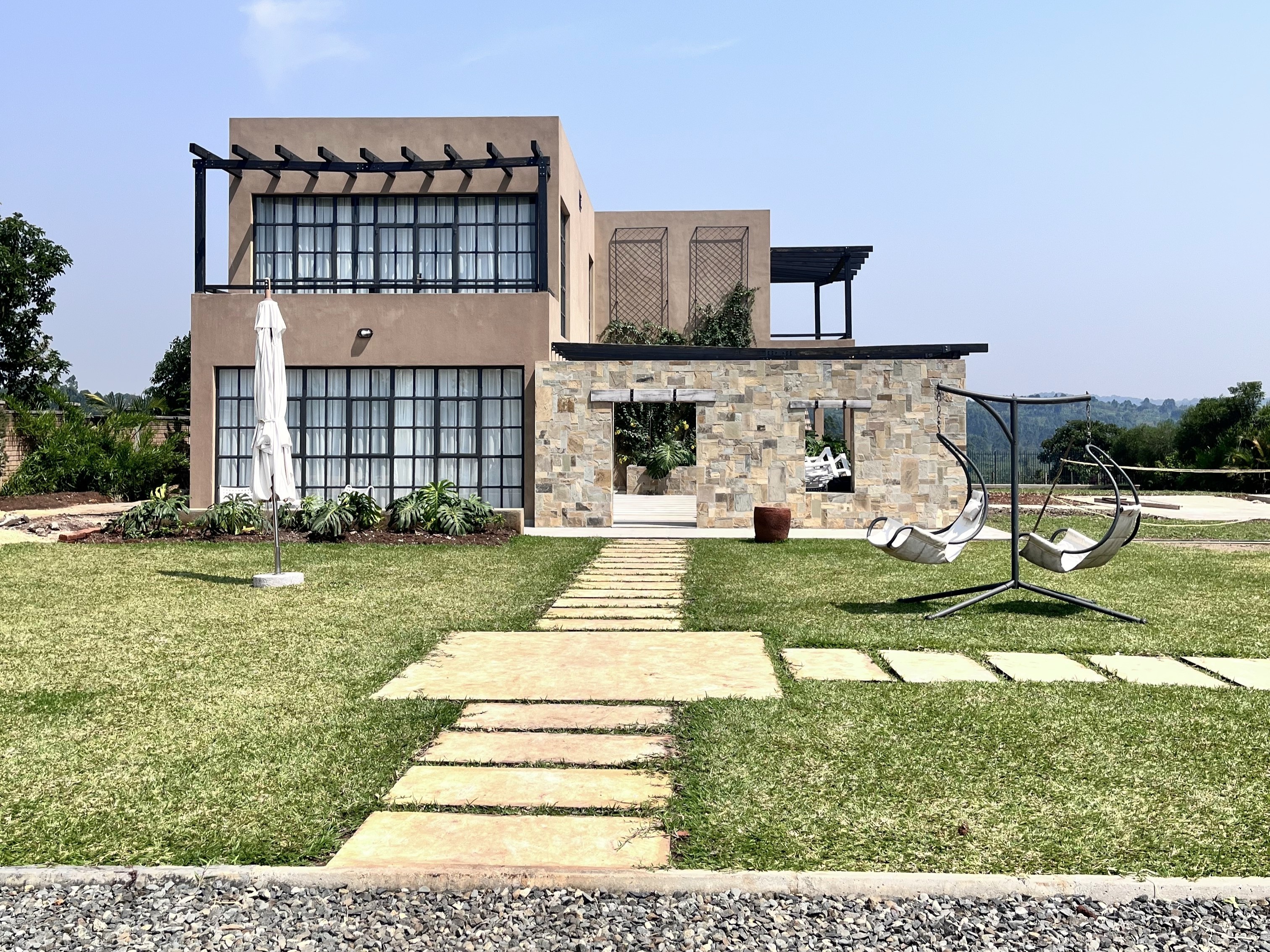 Elegant views of kokasemera country villa during day